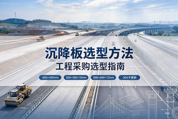 鼓楼沉降板选择方法