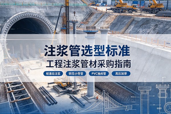 鼓楼注浆管选型标准